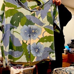 Two XL. Tommy Bahama vacation shirt, worn one time.